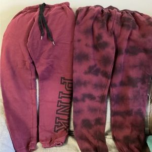 Girls- 2 pairs of Pink/Victoria’s Secret-jogging pants $7.00 each